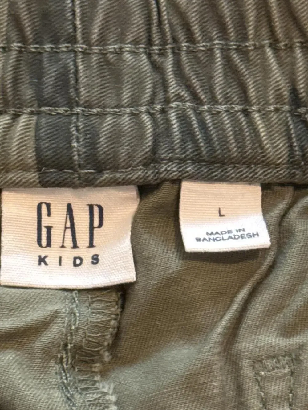GAP Kids Boys Camouflage Elastic Waist Shorts Large